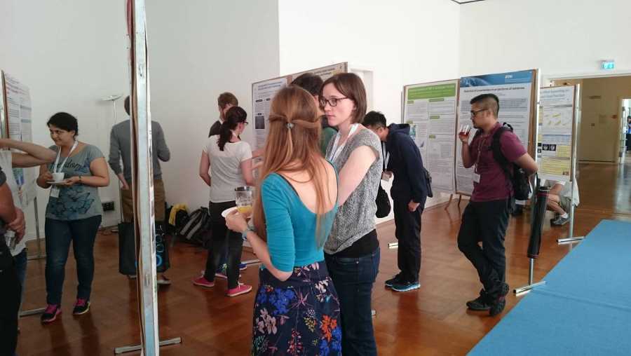 Enlarged view: Poster session during the 2015 Swiss Climate Summer School 2015.