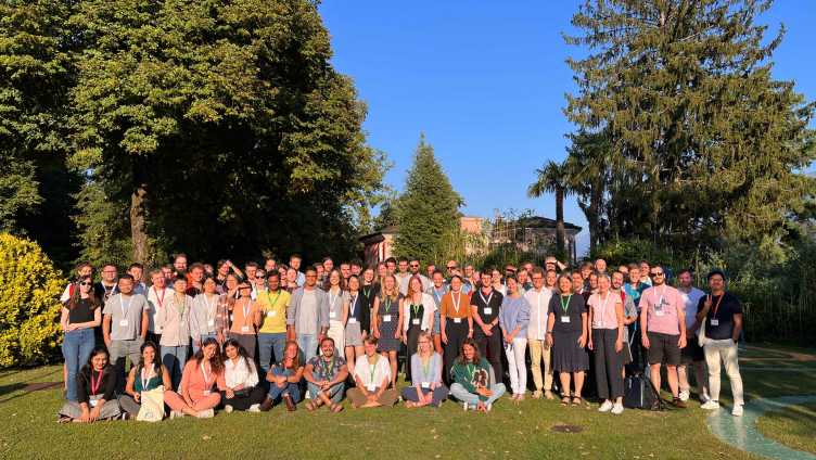 Group picture of participants on site